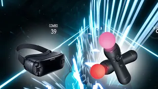 Beat Saber - Legend ft. Backchat - One Hand Expert - Gear VR and PS Move