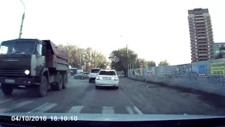 Авария в Новосибирске.