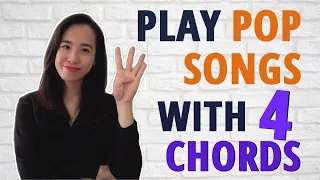 Learn to Play Pop Songs (Despacito, Hello, Perfect, Faded and more) with 4 Chords in 4 minutes