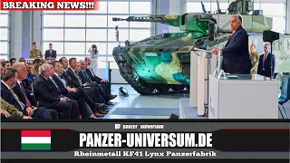 Rheinmetall eröffnet Panzerfabrik in Ungarn - Italien rüstet 125 Kampfpanzer auf! - Breaking News