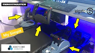 My Flight Simulator Cockpit Setup / Thrustmaster and Honeycomb mounting options