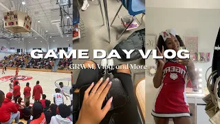 Game Day Vlog| Grwm, school, gameday, and more™️