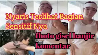 viral fhoto gisel,, nyaris terlihat bagian sensitifnya,, #giselle