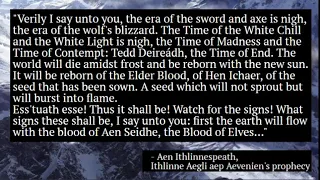 Ithlinee's Prophecy - The Witcher - Blood of Elves Excerpt/Reading