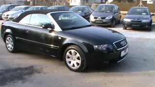 2004 Audi A4 Cabriolet 1.8 T Review,Start Up, Engine, and In Depth Tour