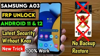 A035F Frp Bypass | A03 Frp Bypass Android 11 12 something went wrong Not Working 100% Working Trick✅