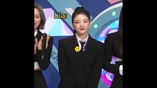 #itzy Lia vs her members reaction to Yeonjun calling himself a sexy cat 🤣🤣 #txtzy #리아 #lia #있지