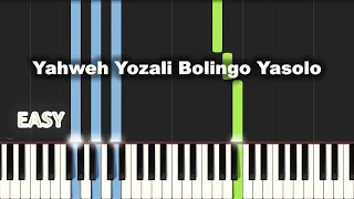 Yahweh Yozali Bolingo Yasolo | EASY PIANO TUTORIAL BY Extreme Midi