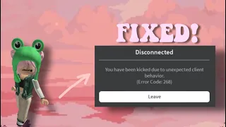 How to FIX Roblox error code 268