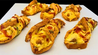 Delicious Crispy Garlic Butter Sausage Toast | Hola Kitchen