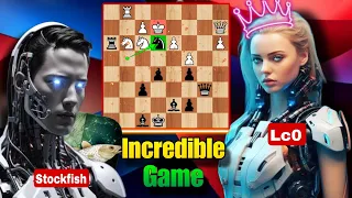 BATTLE OF CHESS Engines: Stockfish 16.1 Faced LeelaZero In An Insane Chess Game | Chess Strategy