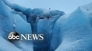 Into the Ice: Using a Drone to Explore Inside a Glacier