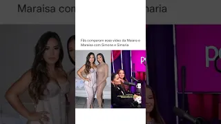 Fãs comparam esse vídeo da maiara e maraisa com a Simone e Simaria #shorts