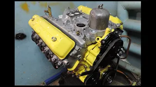 V8 ЗМЗ 53-11 для Волги Часть 5 Сборка двигателя и установка