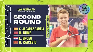 Les Petits As 2017 | Boys Doubles 2nd Round | Alcaraz Garfia/Rune vs. Erceg/Raicevic