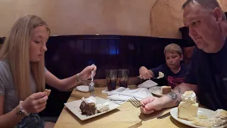 We tried the World Famous CHEESECAKE FACTORY