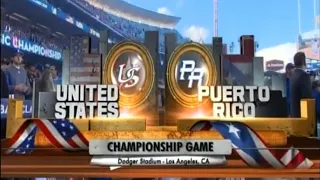 2017 WBC Final USA vs Puerto Rico missing last two outs