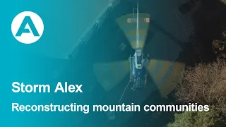 Storm Alex: How helicopters are helping reconstruct devastated mountain communities