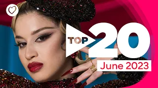 Eurovision Top 20 Most Watched: June 2023 | #UnitedByMusic