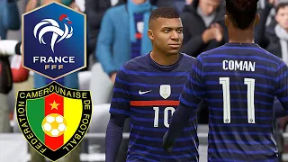 FRANCE vs CAMEROUN // FIFA 22 PS5 Gameplay Ultimate PC MOD