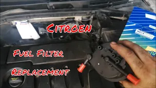 How To Replace Fuel Filter Citroen Xsara 1,4 HDI