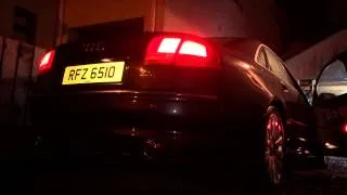 A8 3.7 V8 Muffler Delete - exhaust sound