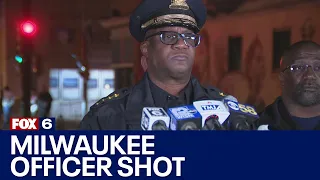 MPD briefing after officer shot near Cesar Chavez and Scott | FOX6 News Milwaukee