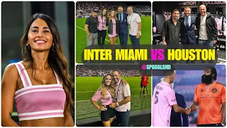 😇 Celebrities, Messi, Beckham, Antonella, Zidane Reaction To inter miami vs Houston | open cup Final