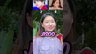 V or Jisoo? who is more POPULAR? #bts #btsarmy #blackpink #blink #v #jisoo #lisa #kimtaehyung