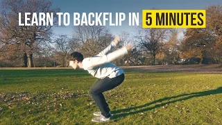 HOW TO BACKFLIP | Learn in 5 Minutes | Tricking Tutorial