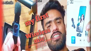 how to connect wireless mic😲😥😥|| wireless mic unboxing||#vlog #youtube @LifeofAmit884