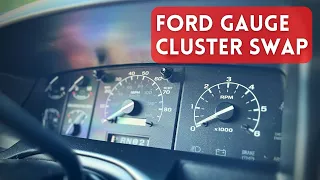 Gauge Cluster Swap and Repair - Adding Tach to OBS F150