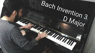 Bach three part Invention no.3 in D Major