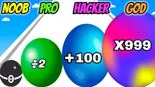 Calculate Ball - NOOB vs PRO vs HACKER vs GOD