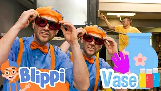 Blippi's Dazzling Glass Creations| BLIPPI| Kids TV Shows | Cartoons For Kids | Fun Anime