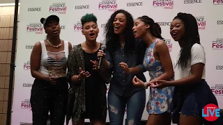 June's Diary Sings "Stay" Acapella | Essence Festival 2017