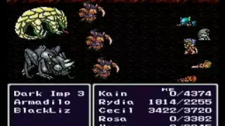 Final Fantasy 4 - third leveling ground