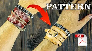 Сделать напульсник как в СССР  I threw away the Soviet leather bracelet and made a new one