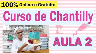 CURSO DE CHANTILLY 100 % GRATUITO AULA 2 PARIS CAKE DESIGNER