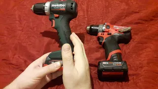 Milwaukee 2504 & Metabo BS 12 BL . Обзор и тест .