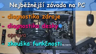 Nejběžnější závada na PC, kterou dokáže zjistit a opravit i méně zkušený uživatel.