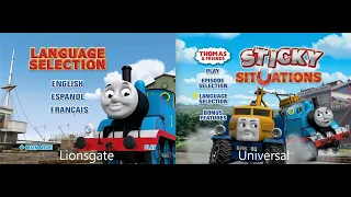 Sticky Situations - US DVD Menu (Comparison)