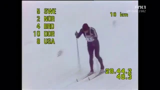 1982 02 28 Чемпионат мира  Осло лыжные гонки 4x10 км этафета мужчины