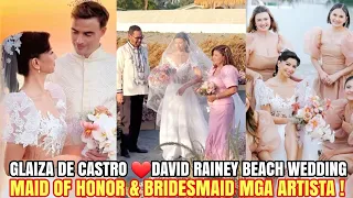 STARSTUDDED ! Glaiza De Castro and David Rainey BEACH WEDDING in ZAMBALES!