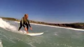 Polzeath Surfing with the GoPro