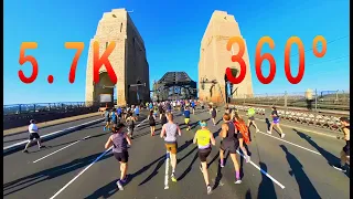 Sydney Marathon 2023 Harbour Bridge 360º View