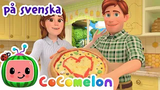 Pizzasången | Barnramsor | Sånger för barn | CoComelon Svenska