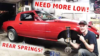 1979 RX7 Weld-On Coilover Install - RADX7 Gets LOWER