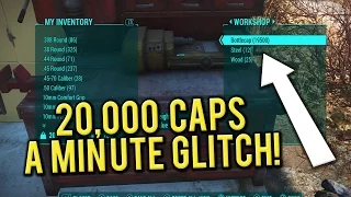 Fallout 4 - Best Caps Glitch AFTER 1.5 (20K A MINUTE!)