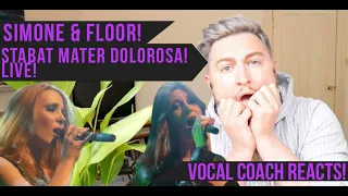 Vocal Coach Reacts! Simone Simons (Epica) and Floor Jansen (Nightwish)! Stabat Mater Dolorosa! Live!